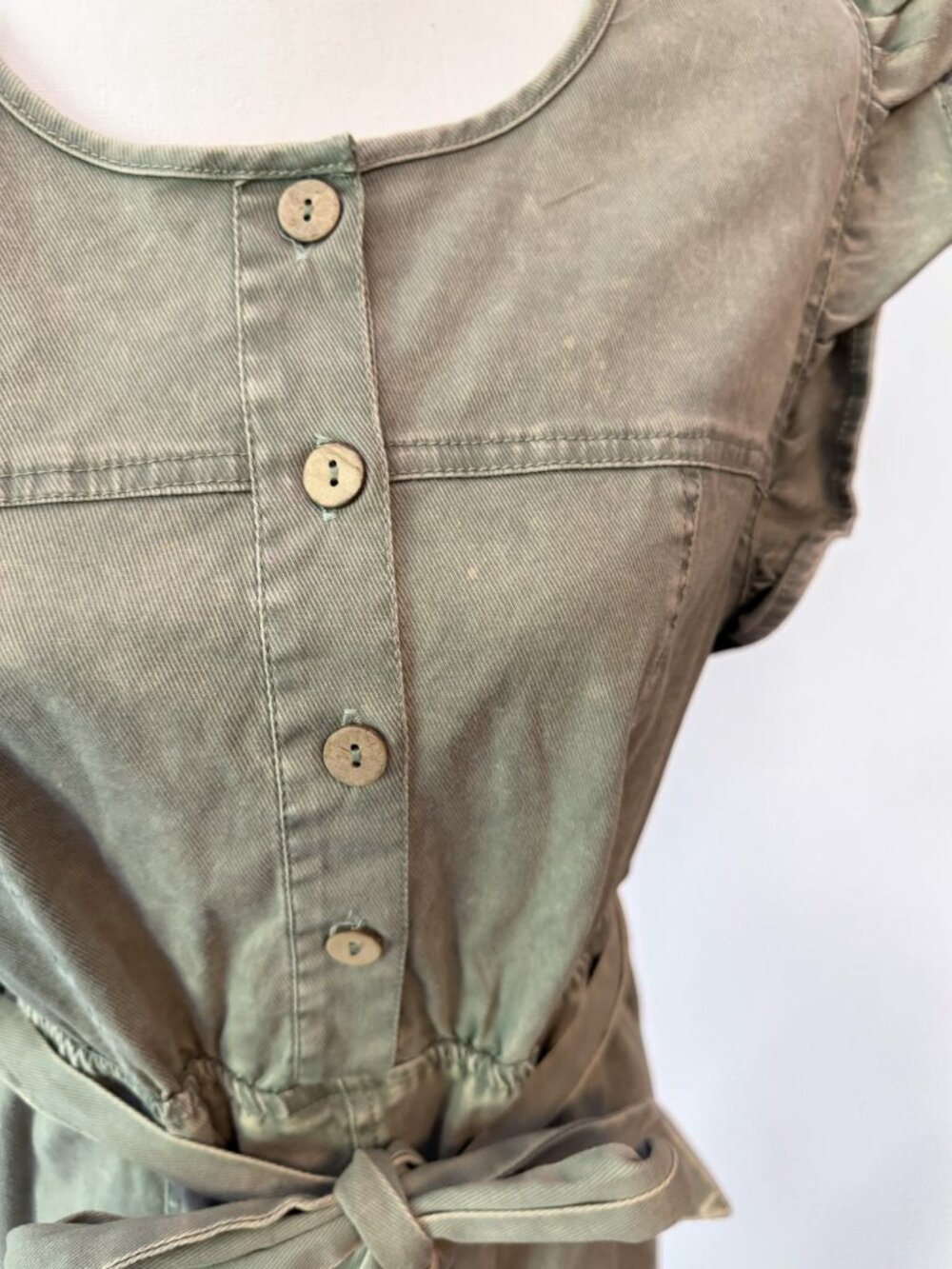 🌿 New In Utility Style Dress | Size Large | 100% Cotton - Picture 8 of 13